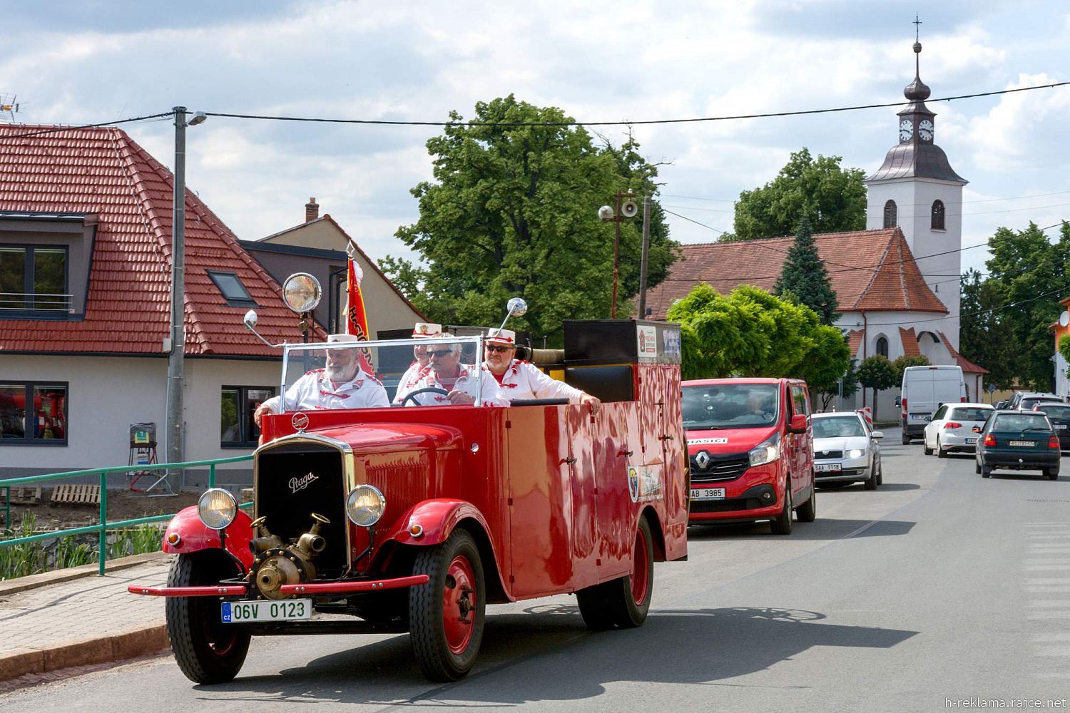 Hasičská jízda T. G. Masaryka