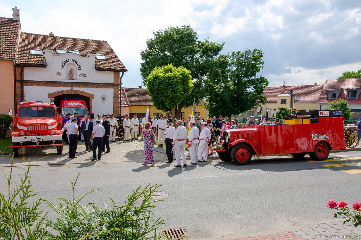 Hasičská jízda T. G. Masaryka