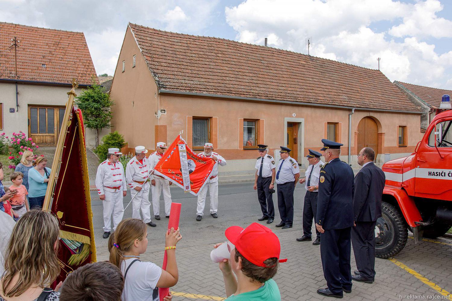 Hasičská jízda T. G. Masaryka