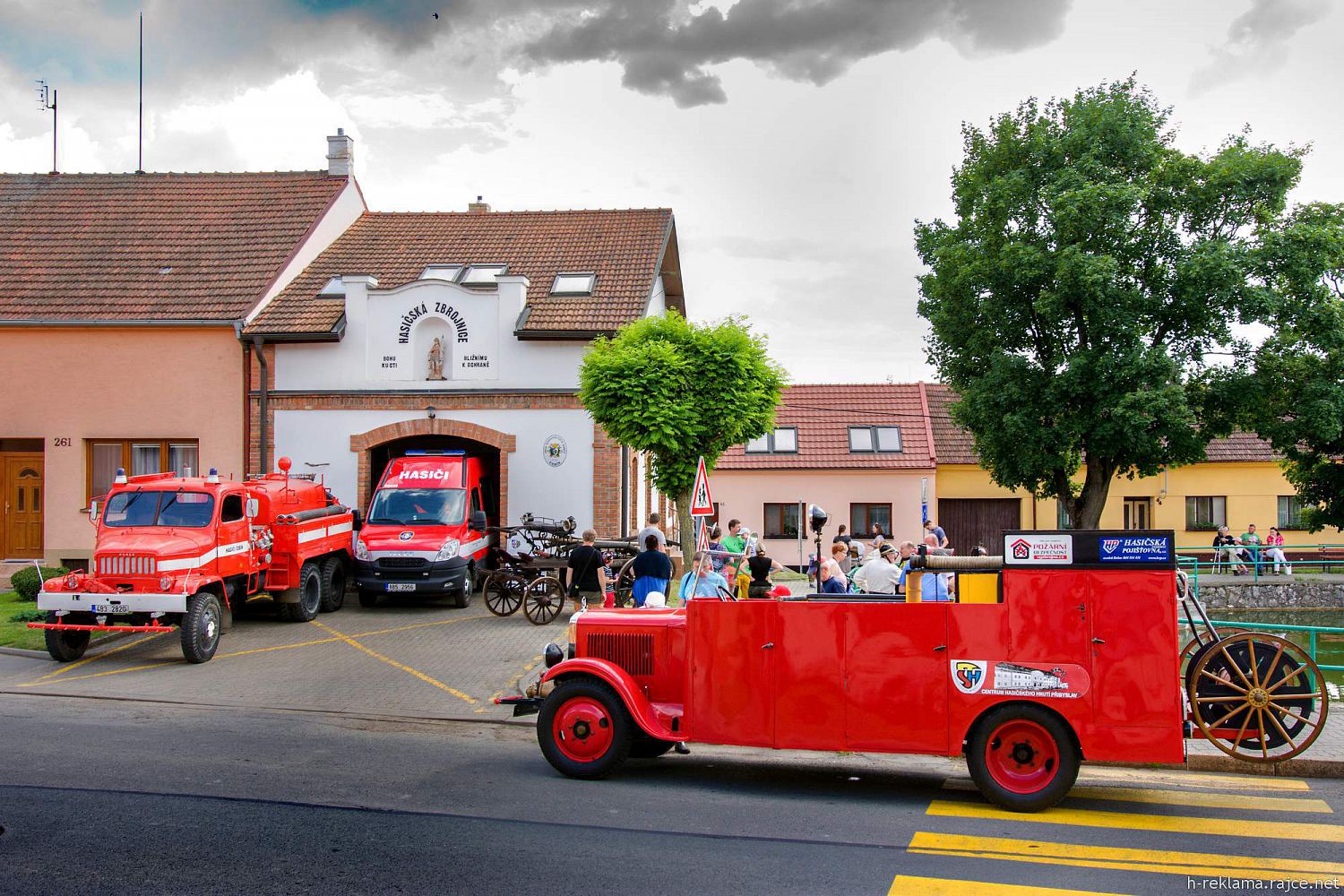 Hasičská jízda T. G. Masaryka
