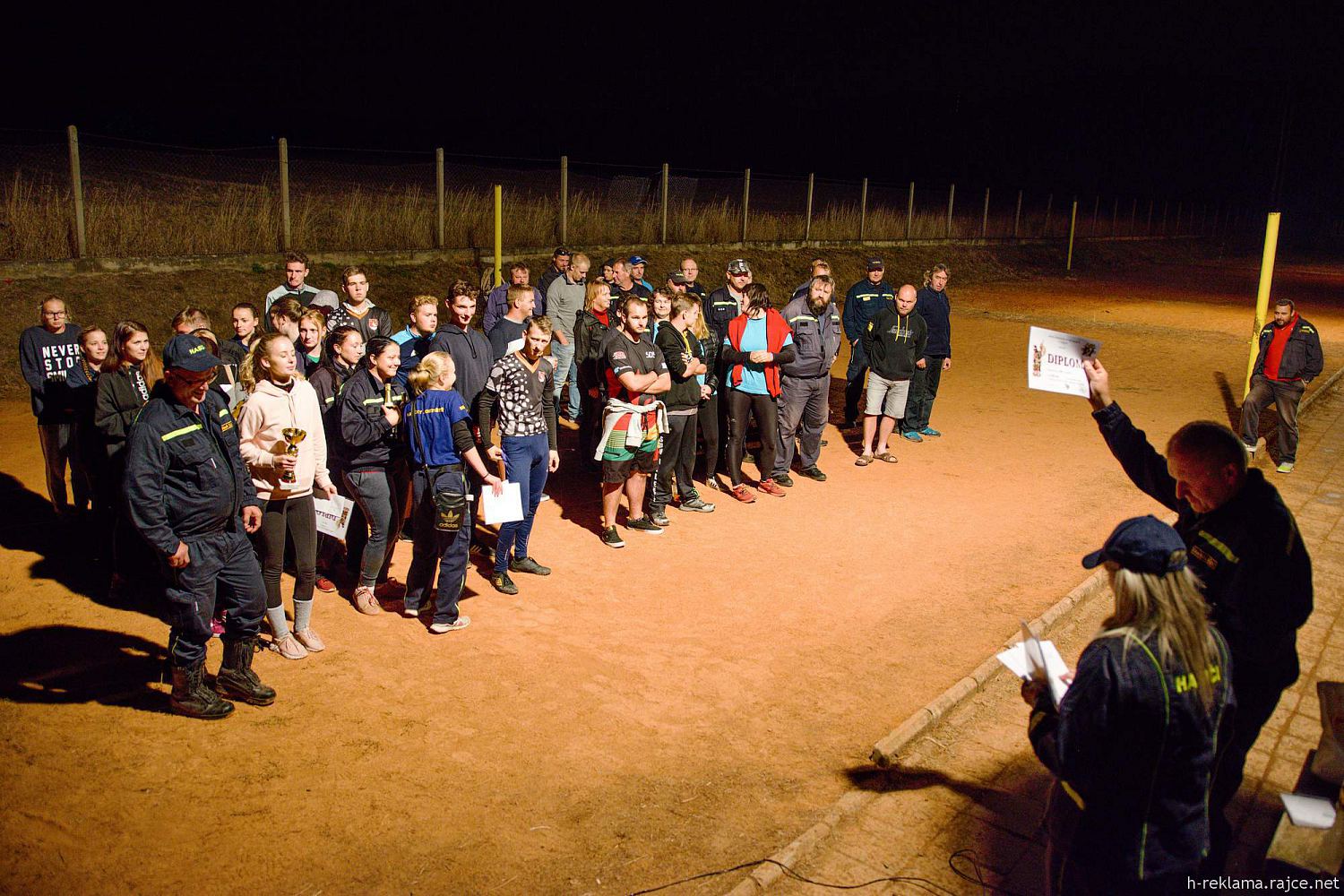 Noční soutěž o pohár starosty obce Čebín