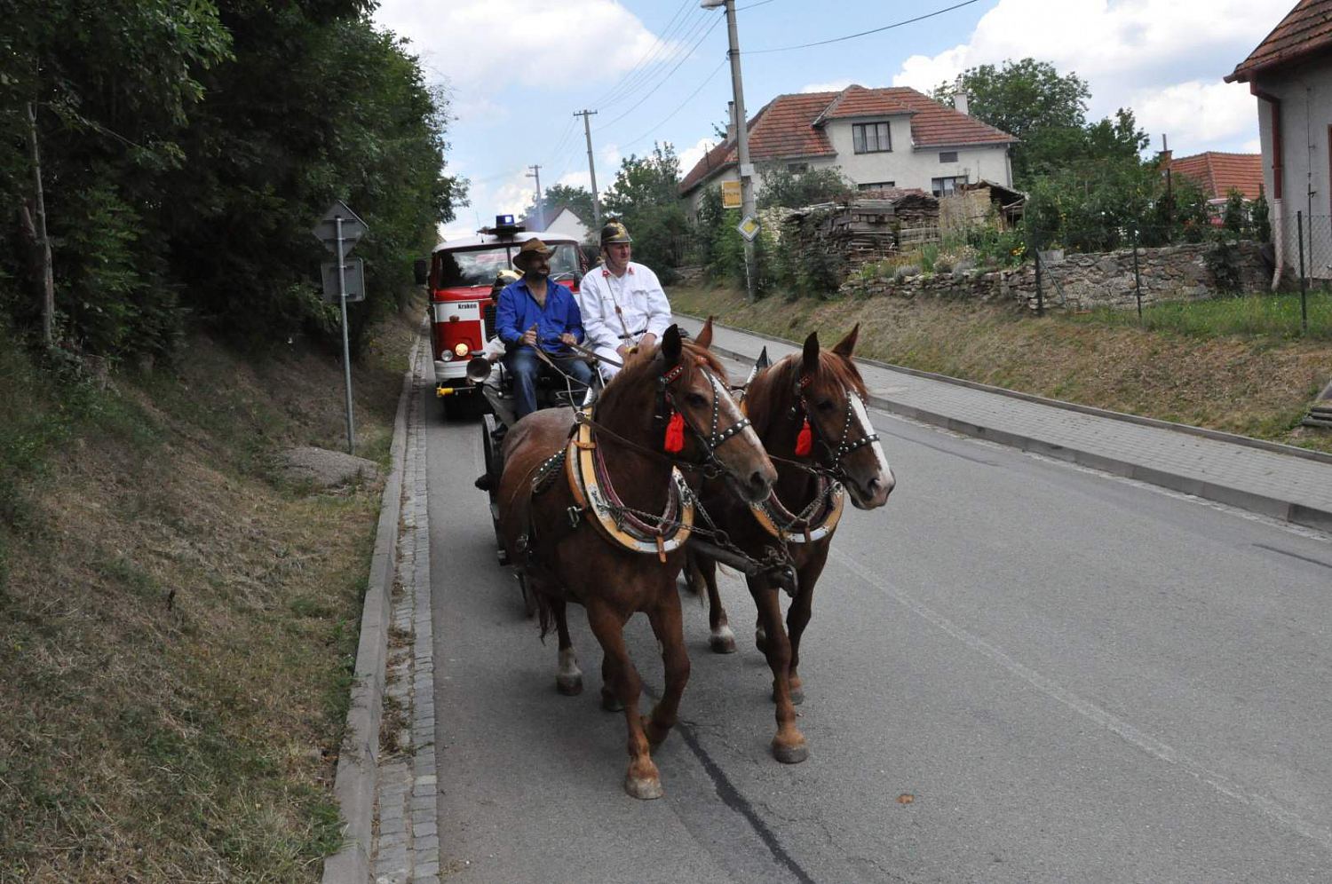 Oslava 95. let hasičského sboru v Kuřimském Jestřabí