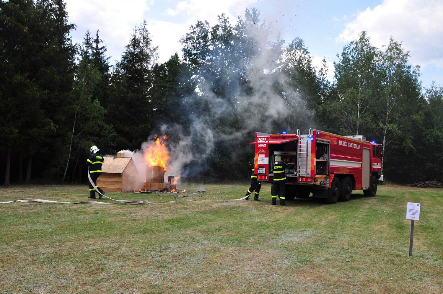 Oslava 95. let hasičského sboru v Kuřimském Jestřabí