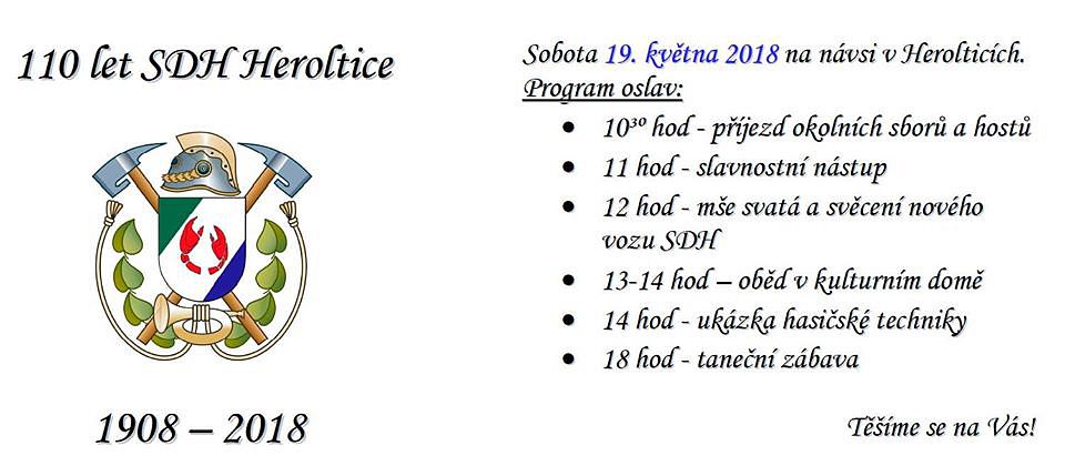 Oslavy 110. výročí založení sboru v Herolticích