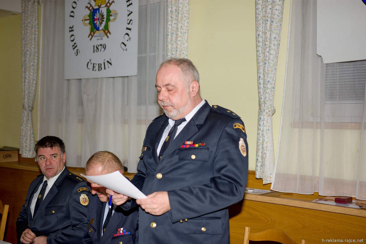 Výroční valná hromada SDH Čebín