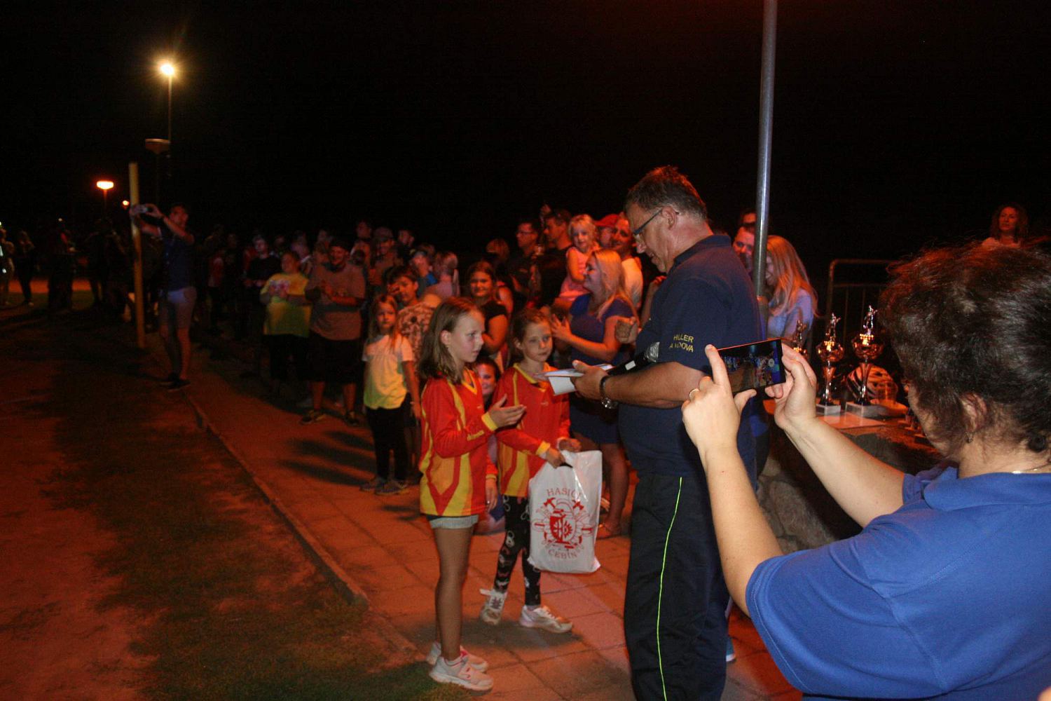Noční soutěž o pohár starosty obce Čebín