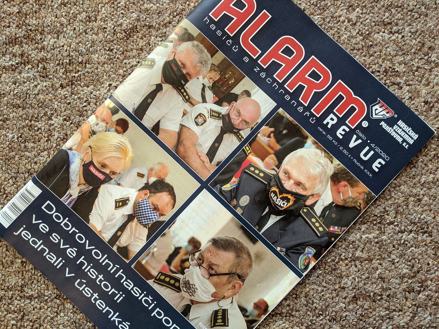 Čebínští hasiči v časopise ALARM REVUE