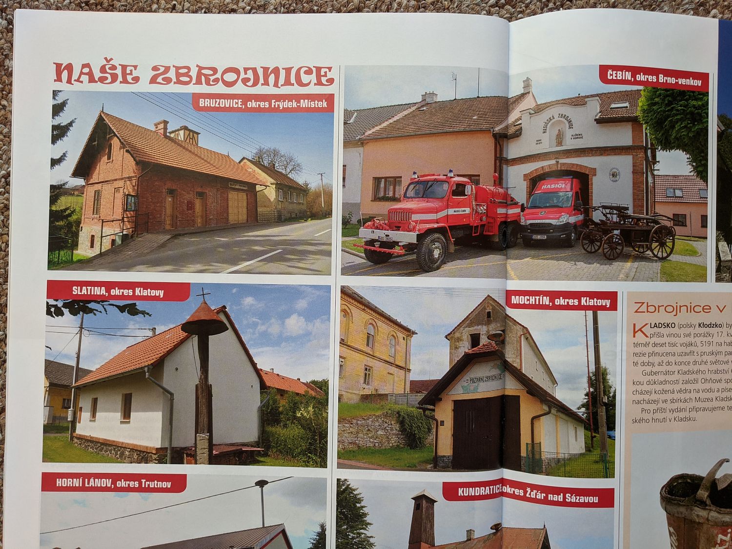 Čebínští hasiči v časopise ALARM REVUE