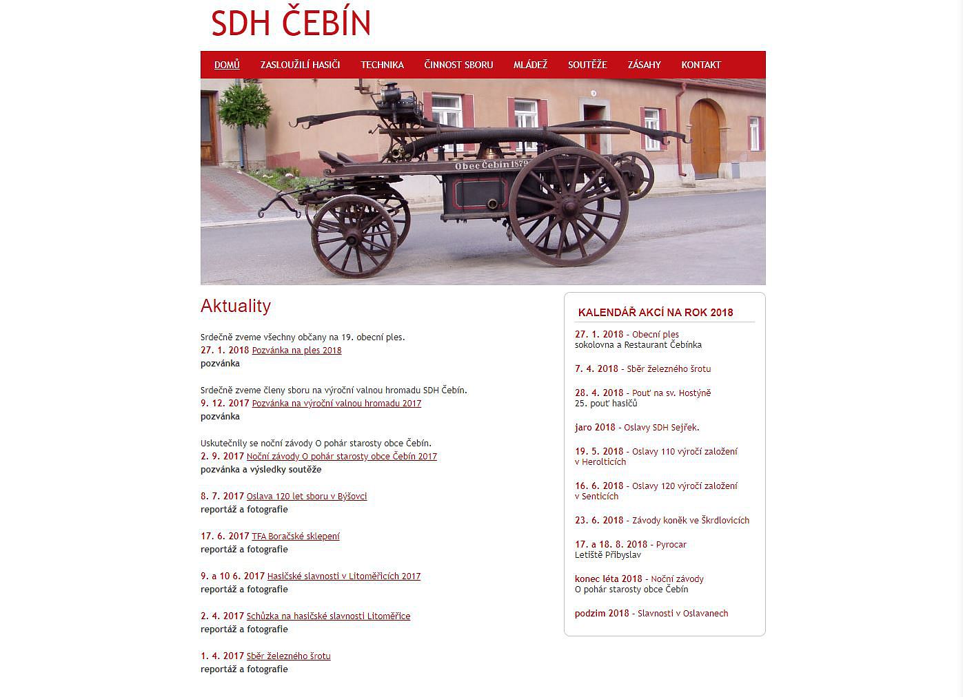 Nové webové stránky