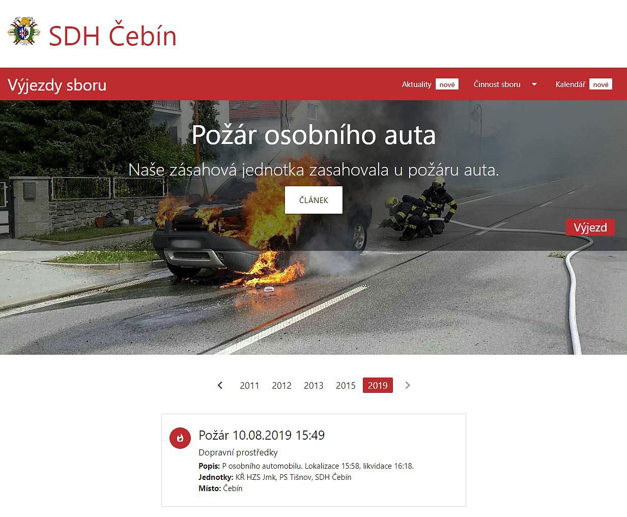 Nové webové stránky