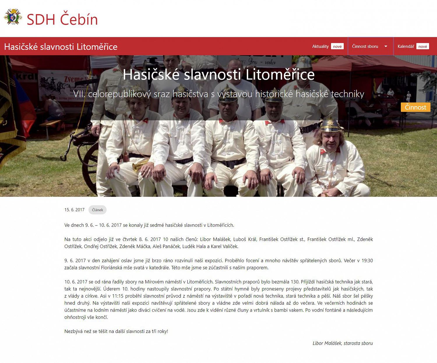 Nové webové stránky