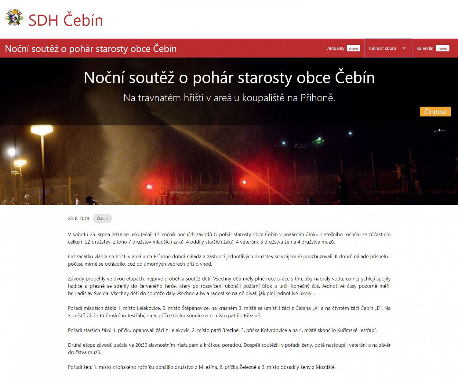 Nové webové stránky