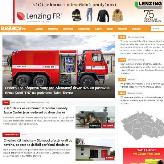 POŽÁRY.cz - ohnisko žhavých zpráv | hasiči aktuálně logo